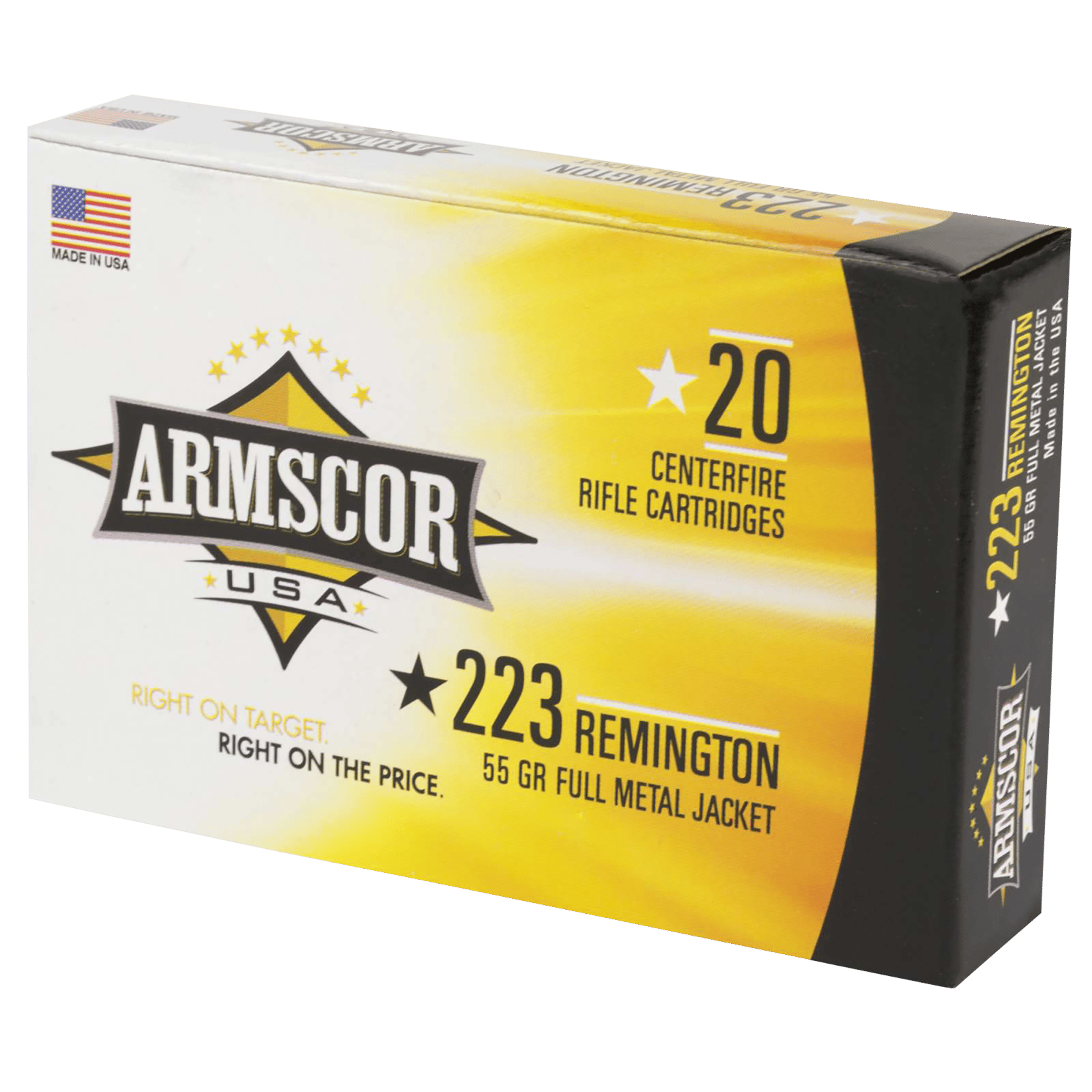 Armscor FAC2231N USA  223Rem 55gr Full Metal Jacket 20 Per Box/50 Case