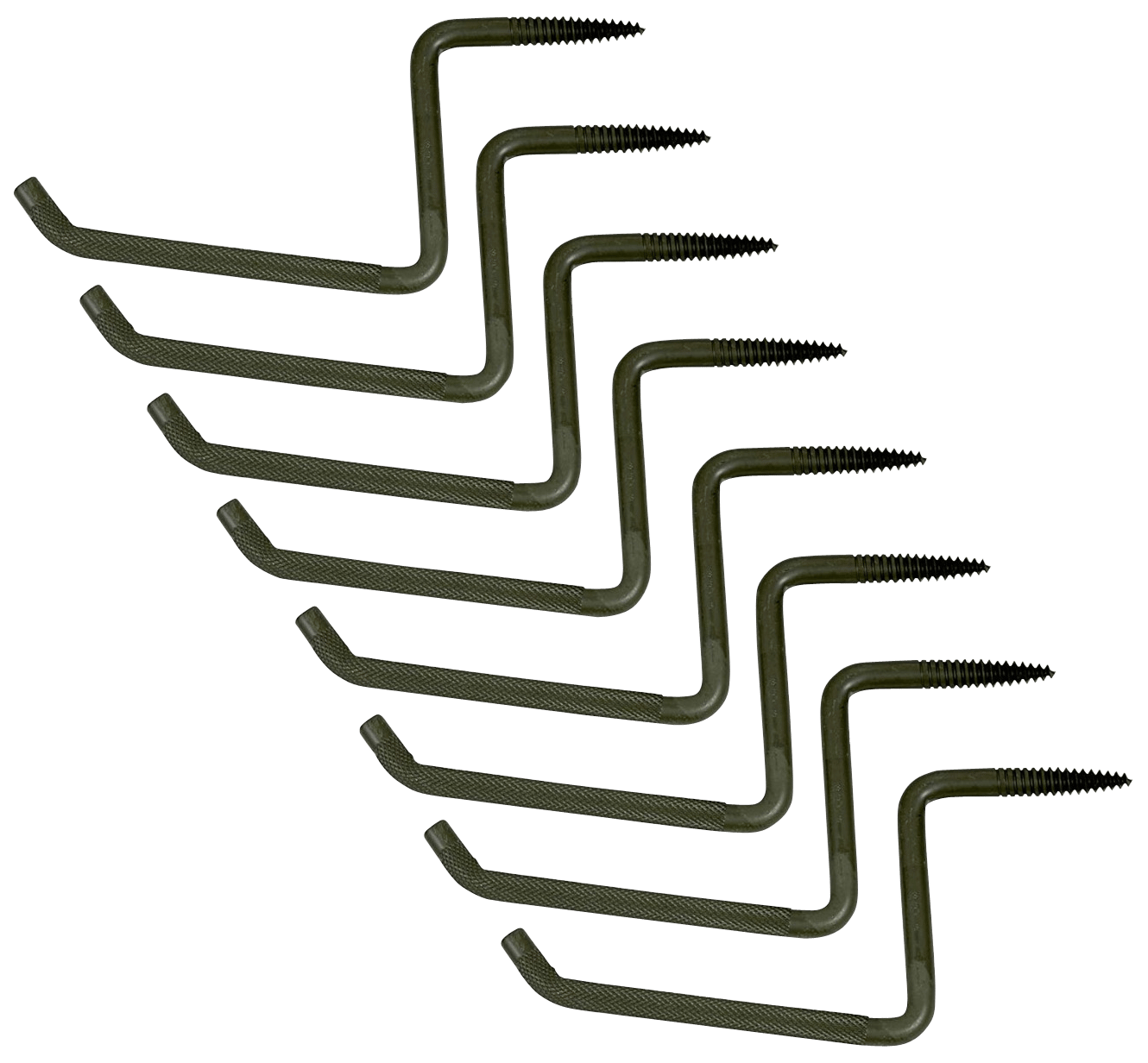 Ameristep AMSAMEAC0101 Grizzly Tree Step 6" Wide Black 8 Pack