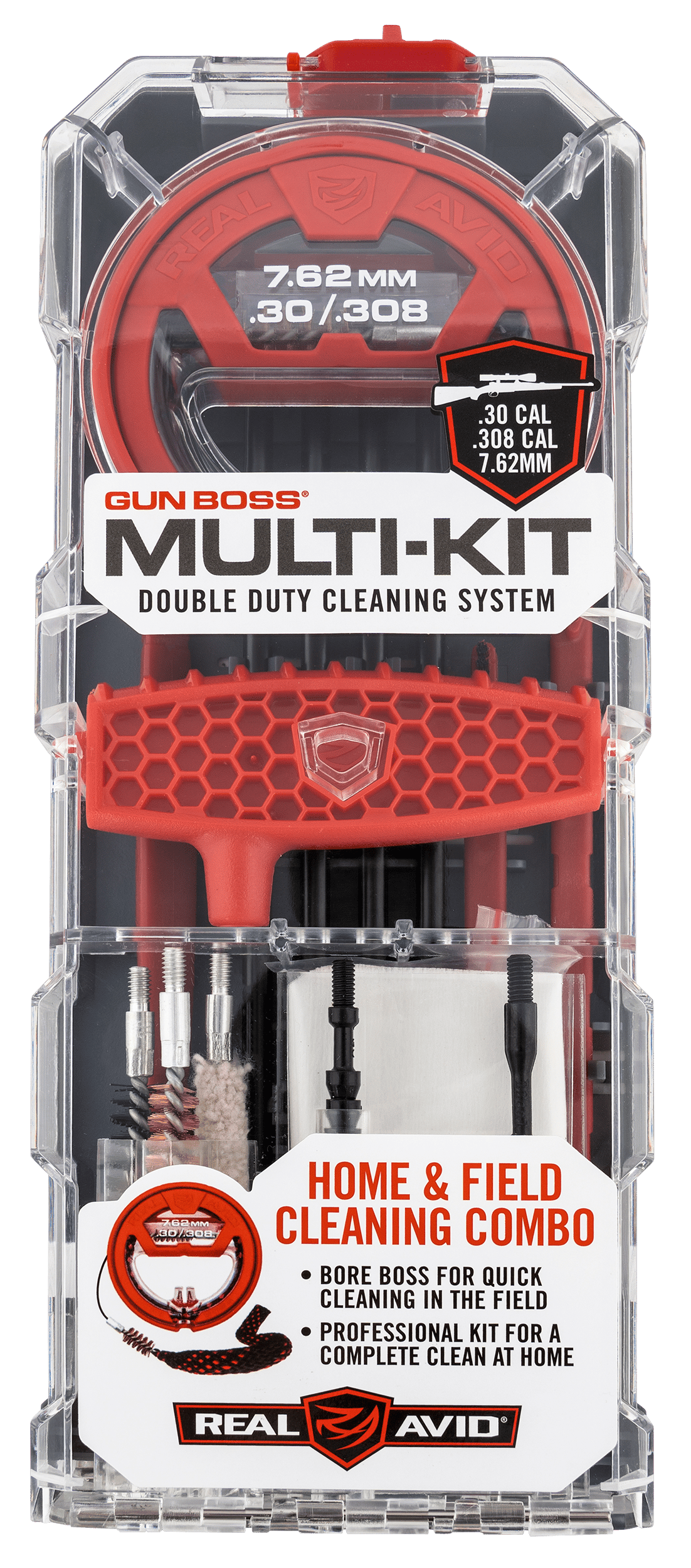 Real Avid AVGBMK308 Gun Boss Multi-Kit 7.62mm 30 Cal 308 Cal Rifle