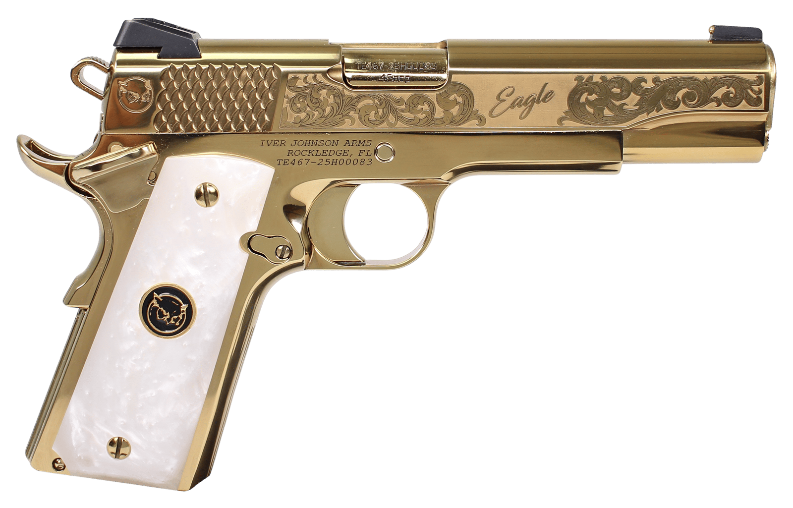IVER NOBLE EAGLE WP     G2 45 5IN PEARL GRIP