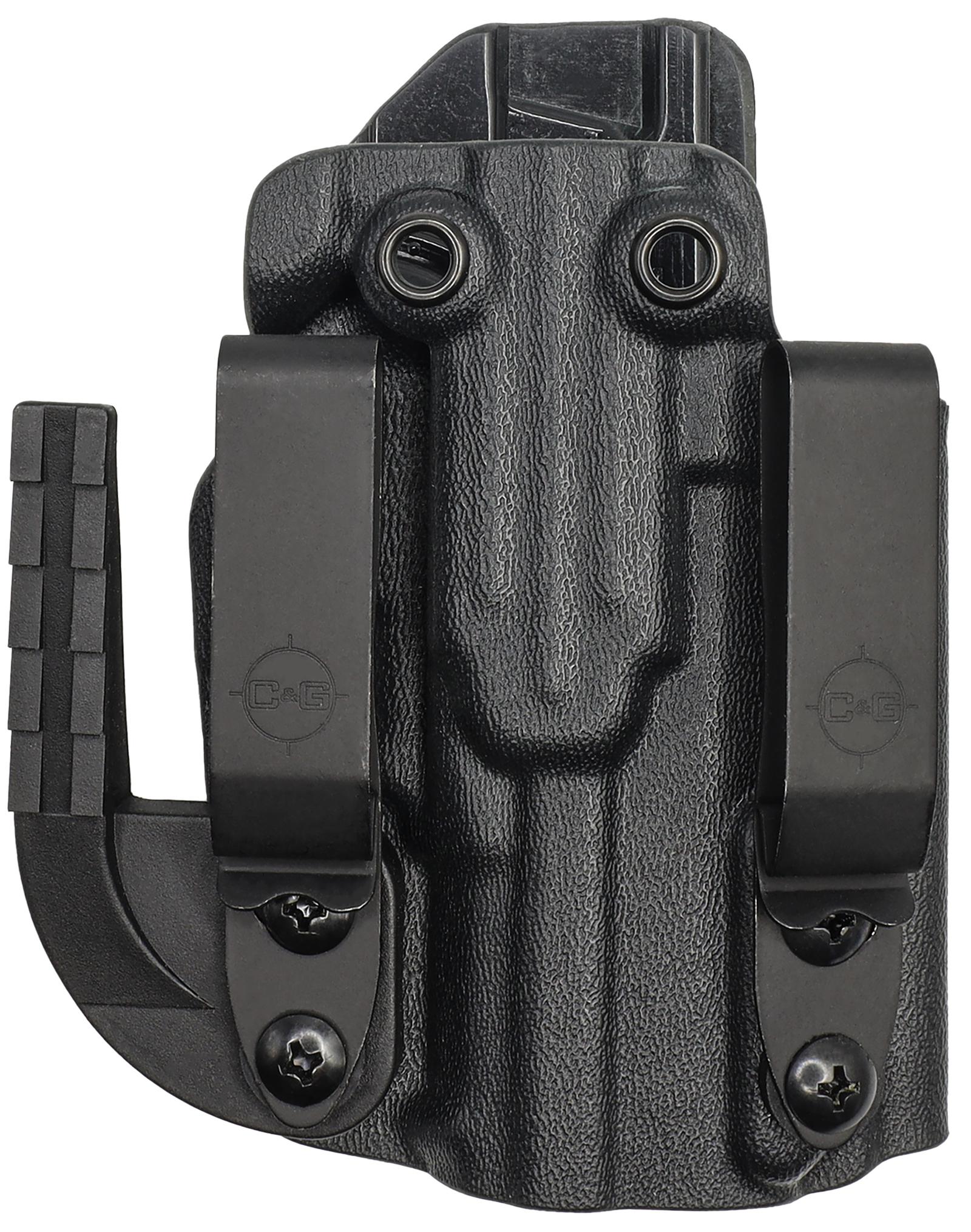C&G Holsters 0258100 Covert  IWB Black Kydex Belt Clip Fits Sig P365