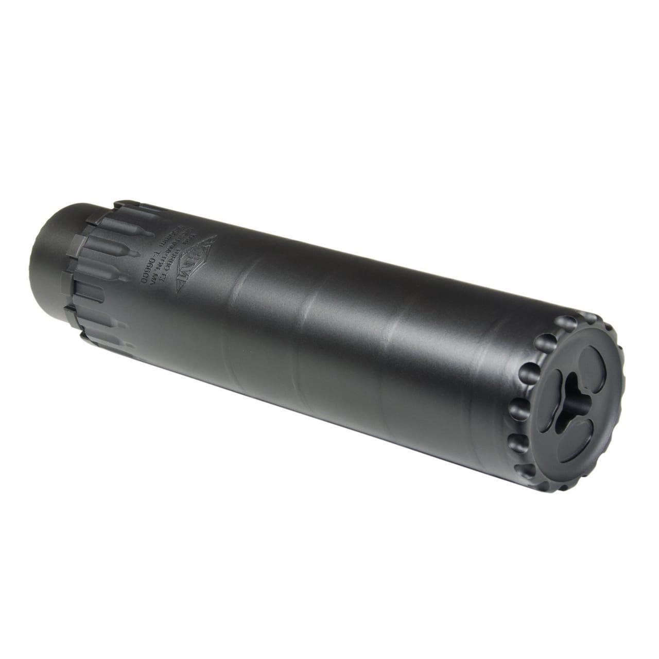 YHM Turbo T3 Suppressor with QD Muzzle Brake 5.56mm Stainless Steel/Cobalt 1/2x28