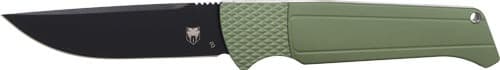COBRATEC VIPER AUTO FOLDER 3.12" OD GREEN/STN D2 BLK BLD