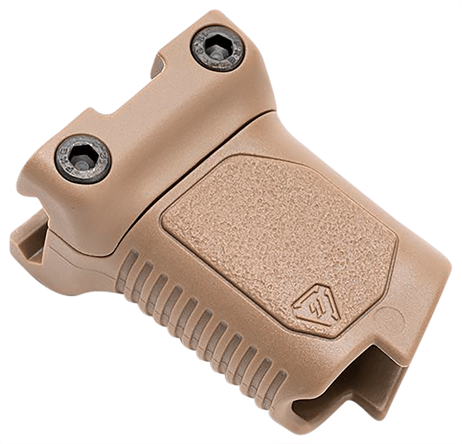 Strike Industries ARCMAGSFDE Angled Vertical Grip Short Flat Dark Earth Polymer with Cable Management Storage for M-LOK Rail