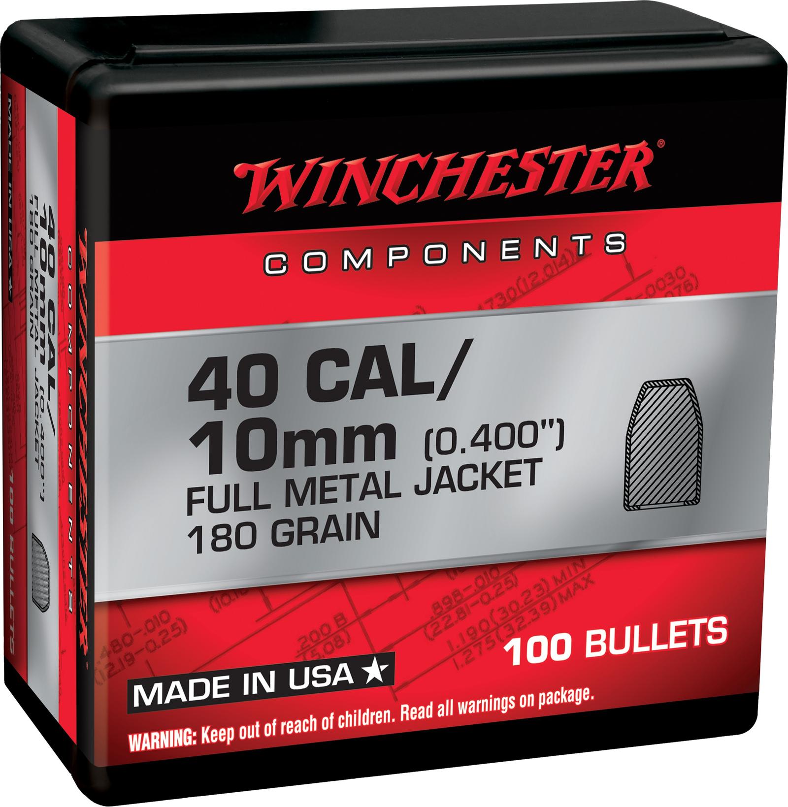 Winchester Ammo WB45HP230D Centerfire Handgun Reloading 45Cal 230gr Jacketed Hollow Point 500 Per Box/3 Case
