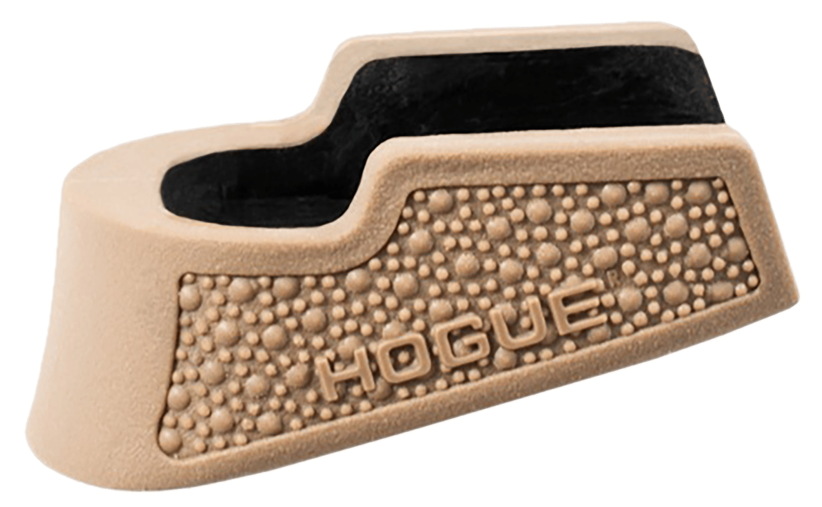Hogue 18023 OverMolded Extension Base Pad Cobblestone Fits Sig Sauer P365 10rd FDE Rubber