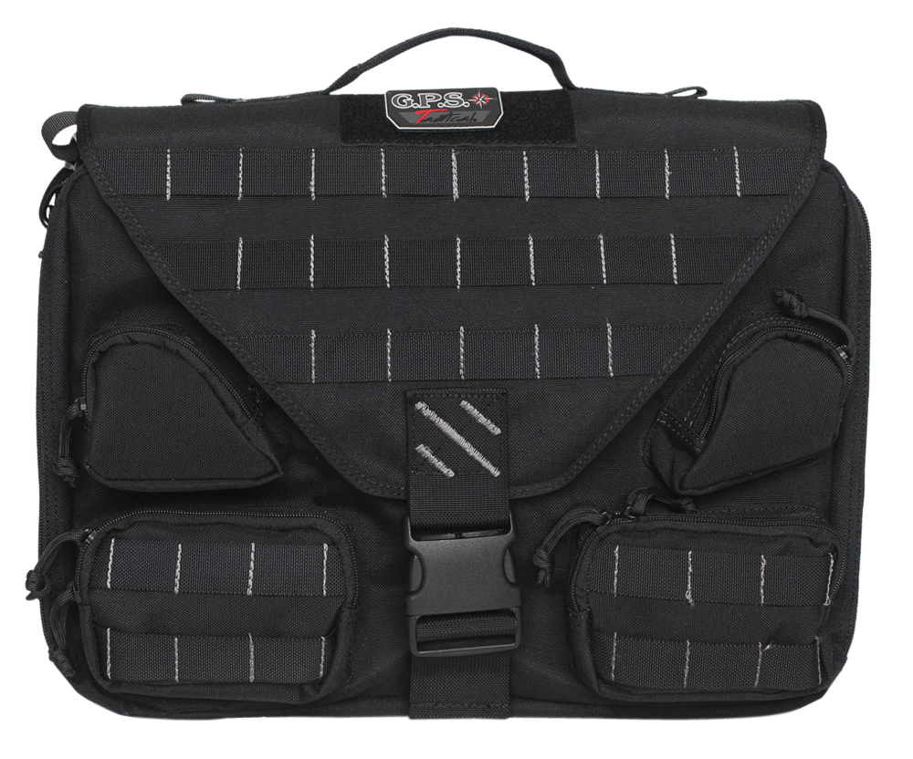 GPS Bags T1350BCB Tactical Brief Case Black 1000D Polyester 1 Handgun