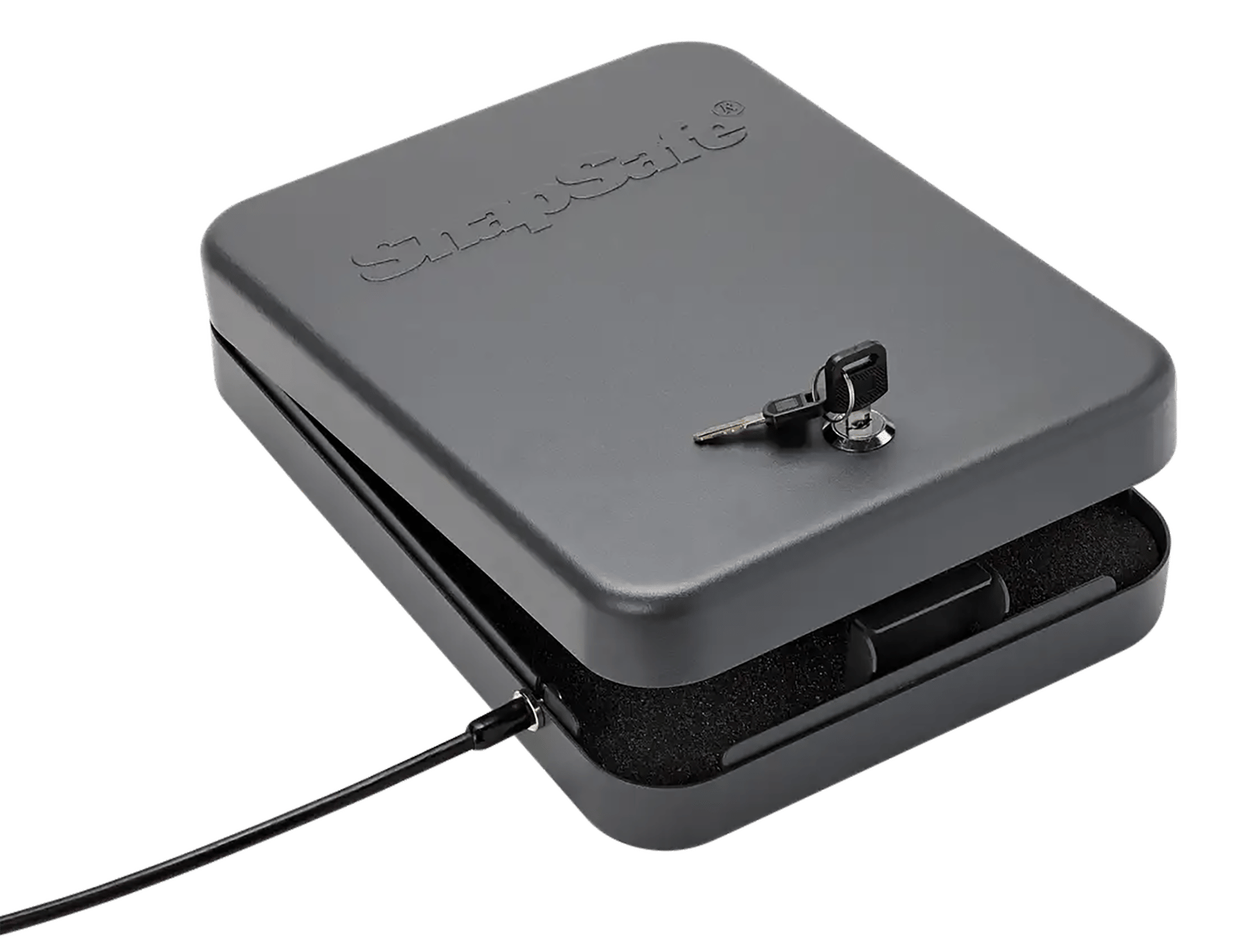 SnapSafe 75220 Lock Box  2XL Key Entry Black Steel 11.50" L x 8.50" W x 2.50" D