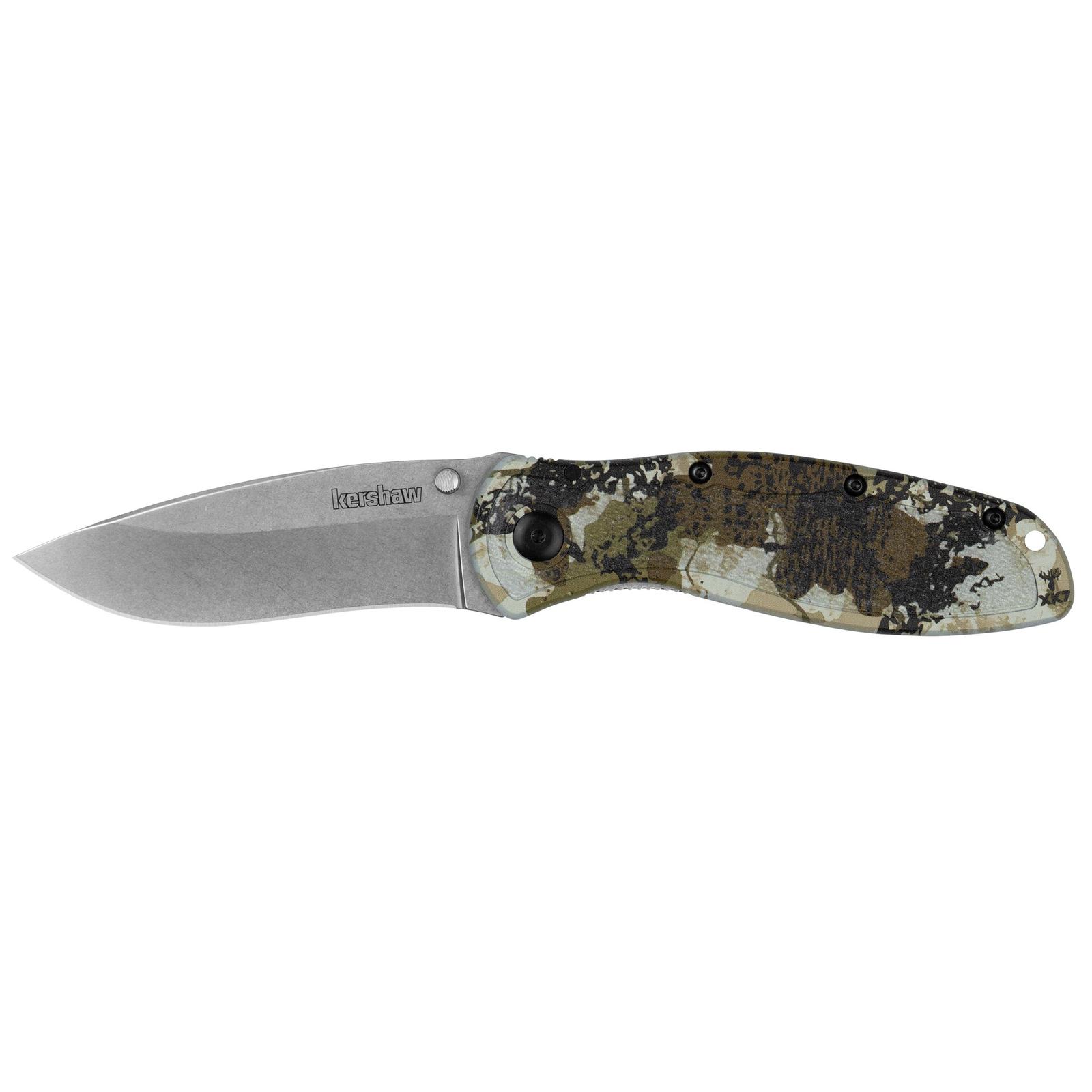 KERSHAW BLUR 3.4" KINGS CAMO STNWASH
