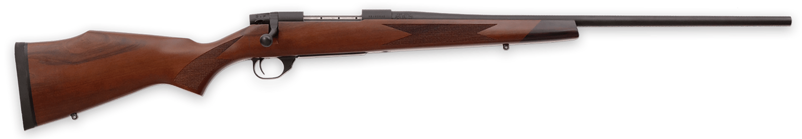 Weatherby VDT243NR2T Vanguard Sporter Full Size 243 Win 4+1 22" Bead Blasted Blued #2 Threaded Barrel, Matte Blued Drilled & Tapped Steel Receiver, Grade A Walnut Monte Carlo Stock