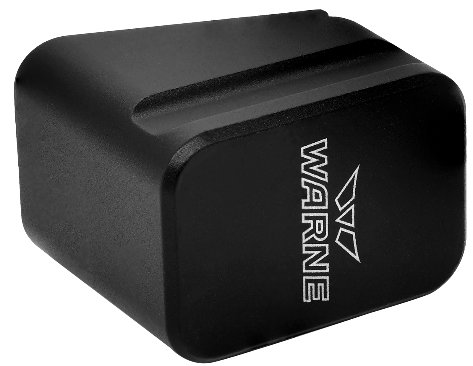 Warne MEG1754BLK Magazine Extension  made of 6061-T6 Aluminum with Hardcoat Anodized Black Finish for Glock 17, 22 Magazines (Adds 5rds 9mm Luger, 4rds 40 S&W)