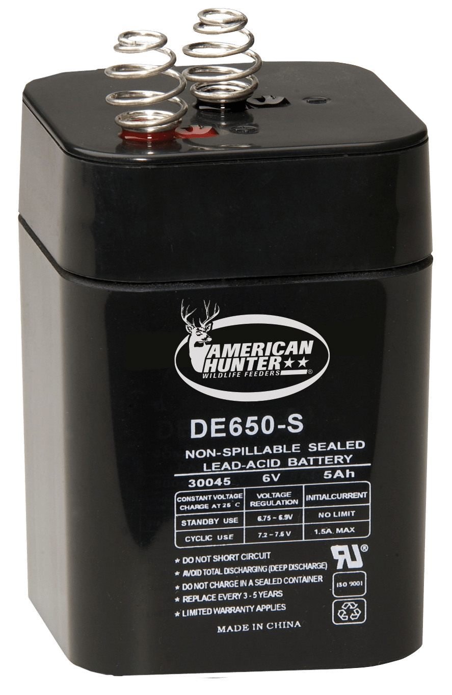 American Hunter DE30053 HR Rechargeable Lantern Battery  6 Volt 5 AMP