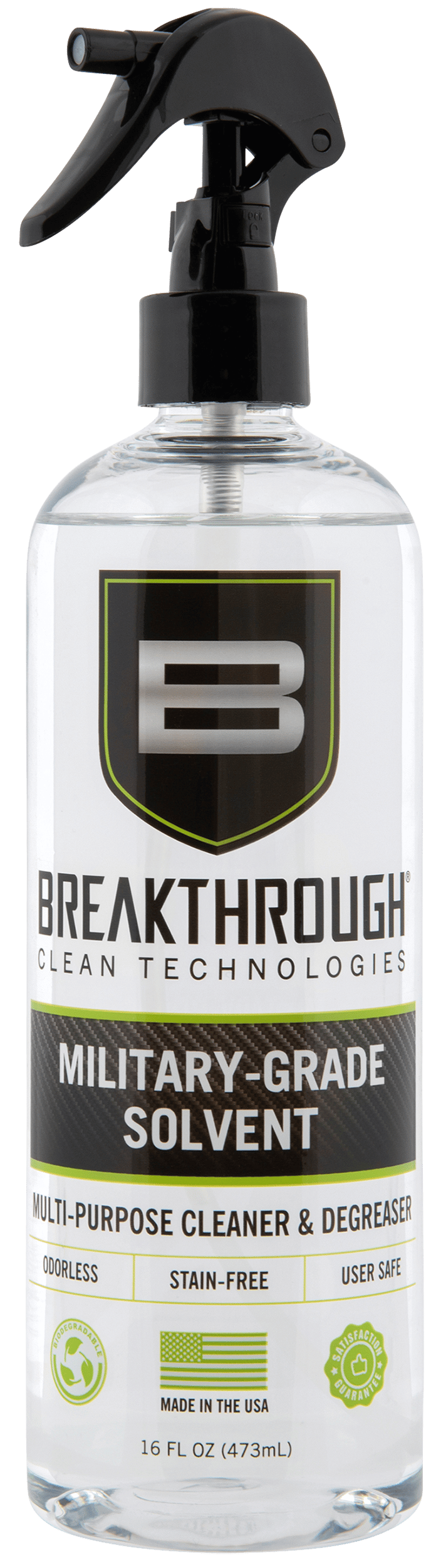 Breakthrough Clean BTS16OZ Military Grade Solvent 16 oz Trigger Spray