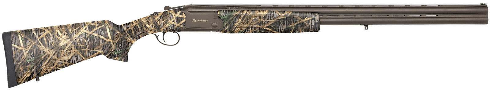 Mossberg 75488 Silver Reserve Eventide Waterfowl Over/Under 12 Gauge 3.50" 2rd 28", Bronze Barrel/Rec, Mossy Oak Vintage Shadowgrass Furniture, Fiber Optic Sight, 5 Field Set Chokes