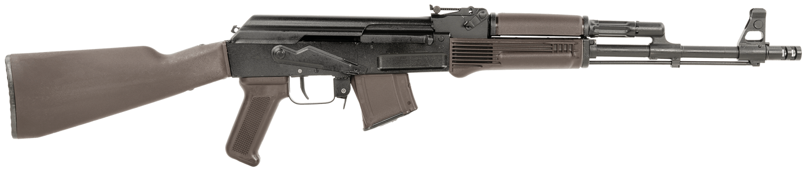 Arsenal SAM7R-62PM SAM7R  7.62x39mm 10+1 16.25" Black Steel Threaded Barrel, Black Steel Receiver, Plum Synthetic Fixed Stock & Polymer Grip