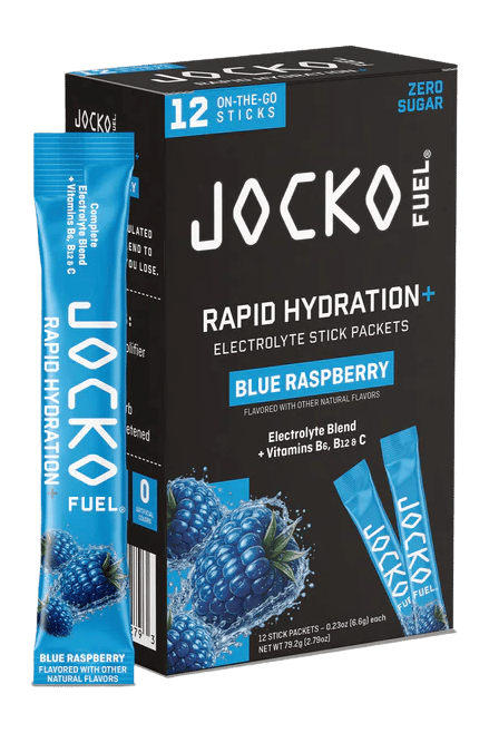 JOCKO 29279 RAPID HYDRATION POWDER RASPBERRY  12PK