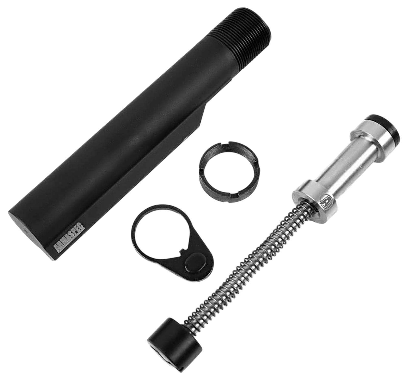 Armaspec ARM268-H SMB-H Buffer Kit Black/Silver AR-15 Gen3