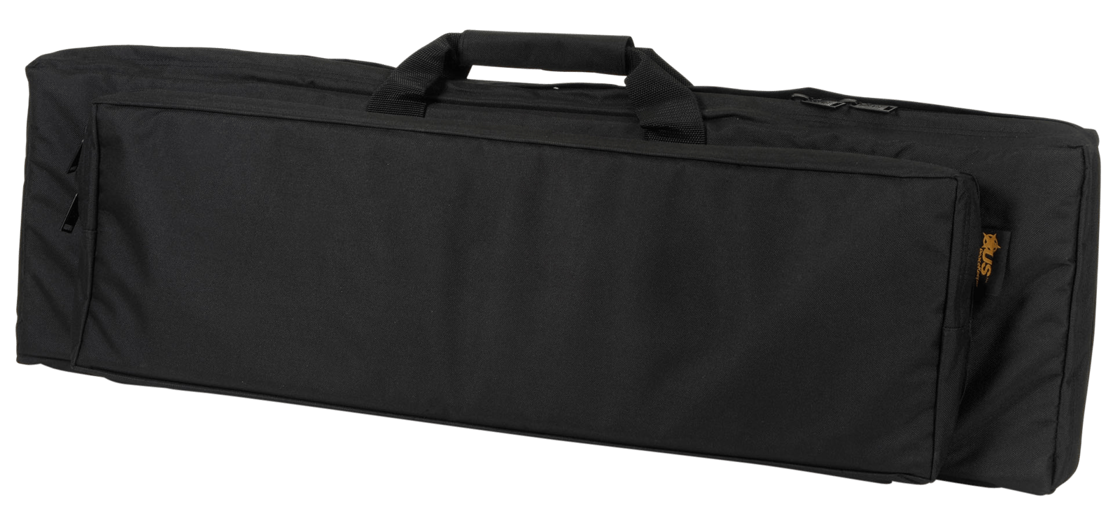 US PeaceKeeper P30042 RAT Case Water Resistant Black 600D Polyester w/ Padding Adjustable Straps Air Vents & Front Pocket w/ Triple Mag Pouch