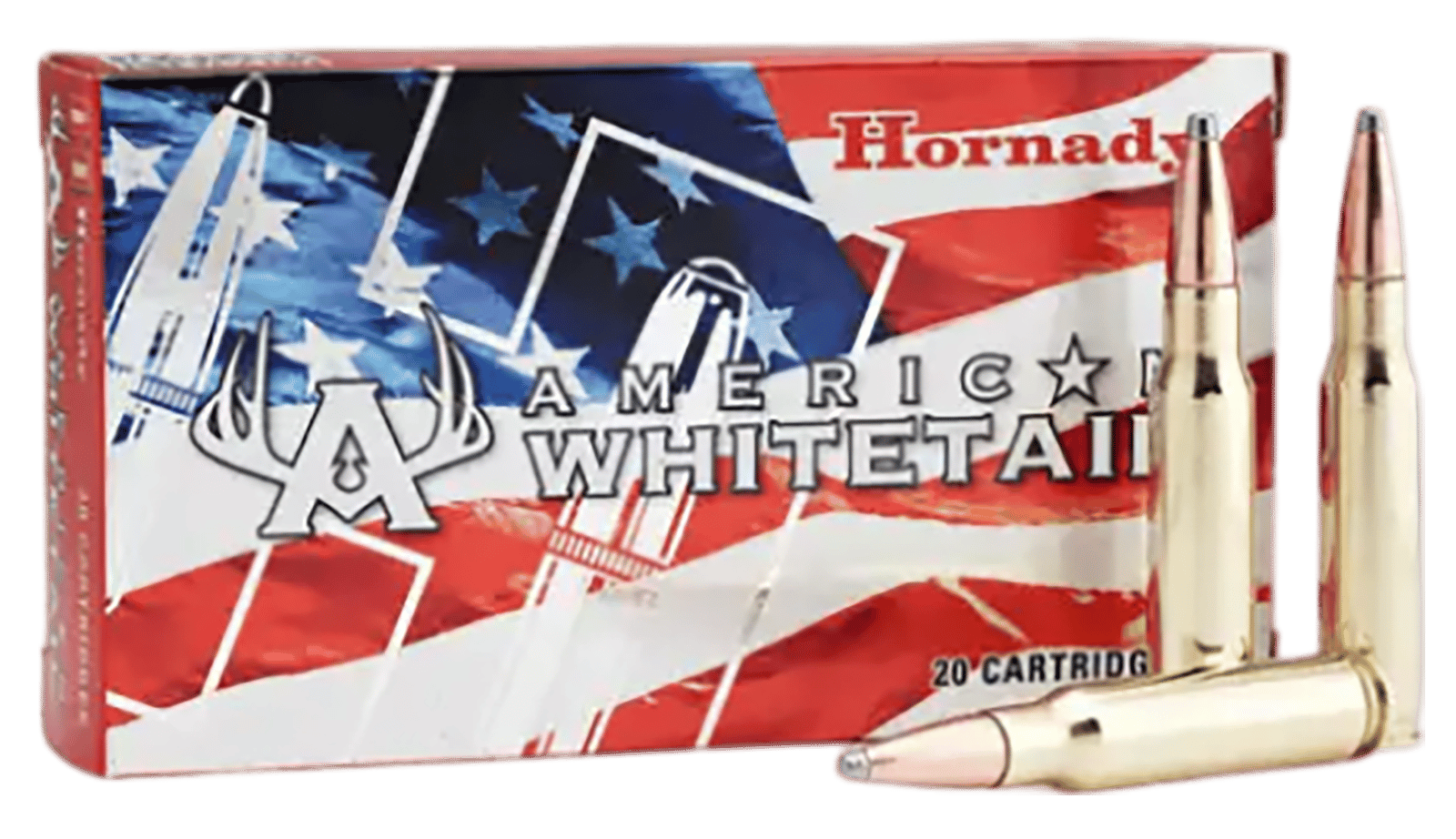 Hornady 8090 American Whitetail  308Win 150gr InterLock Spire Point 20 Per Box/10 Case