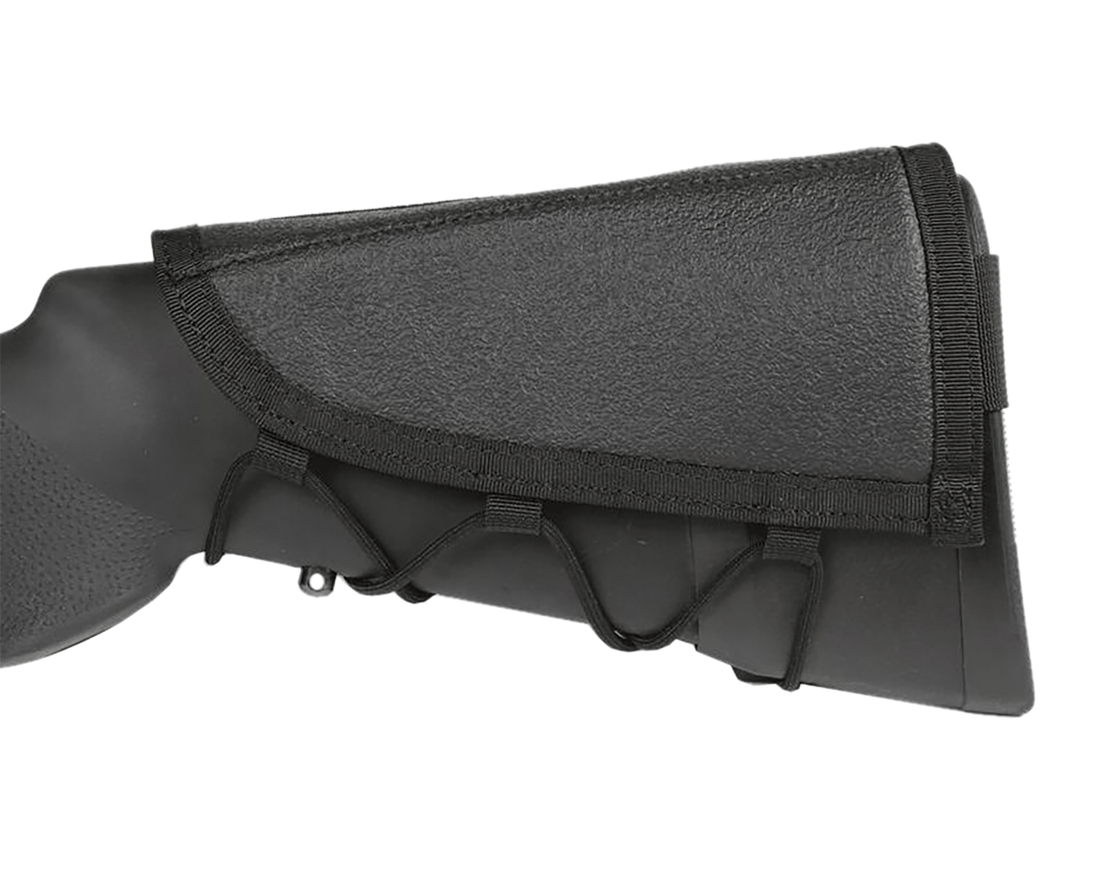Blackhawk 90CP02BK Ammo Cheek Pad  Black Nylon 5rd Rifle Buttstock Mount