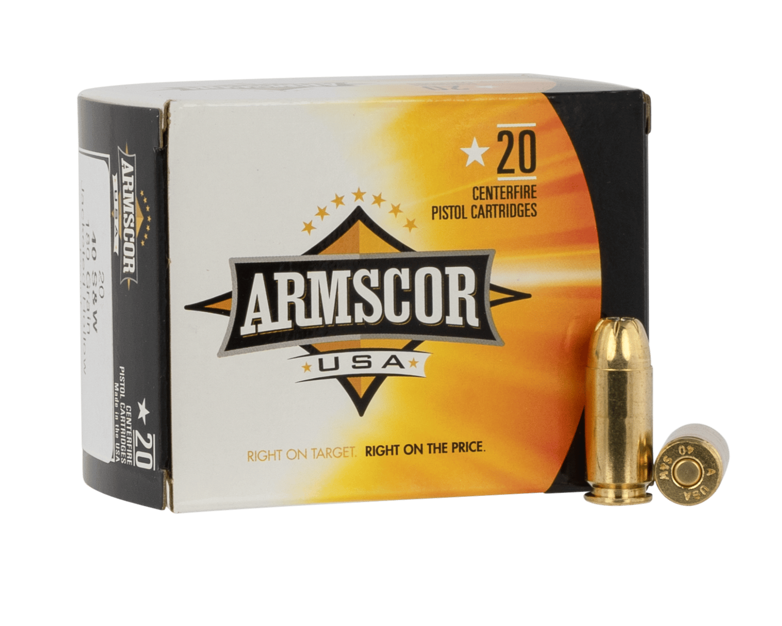 Armscor AC403N USA  40S&W 180gr Jacketed Hollow Point 20 Per Box/25 Case