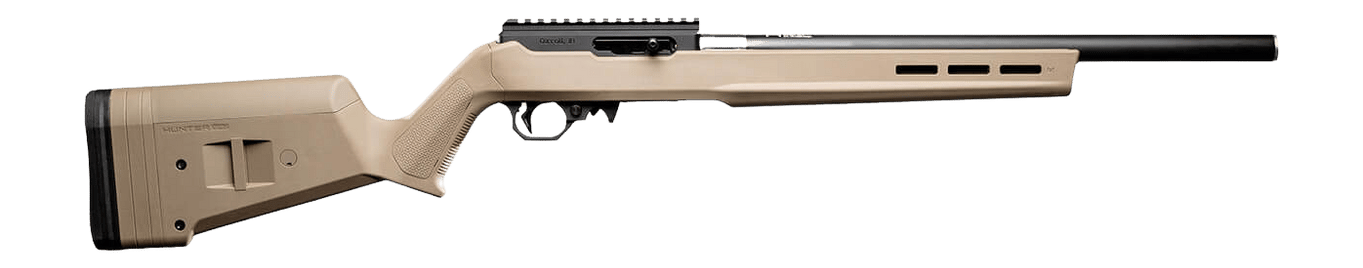 Angstadt Arms AAVV22SMFR Vanquish Superlite 22 LR 10+1 18.50" Black Match Grade Ported Barrel, Black Hardcoat Anodize Aluminum Receiver w/Picatinny Rail, Flat Dark Earth Magpul X-22 Hunter Synthetic S