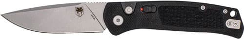 COBRATEC RECON PUSH BUTTON AUTO 3.12" BLACK G10