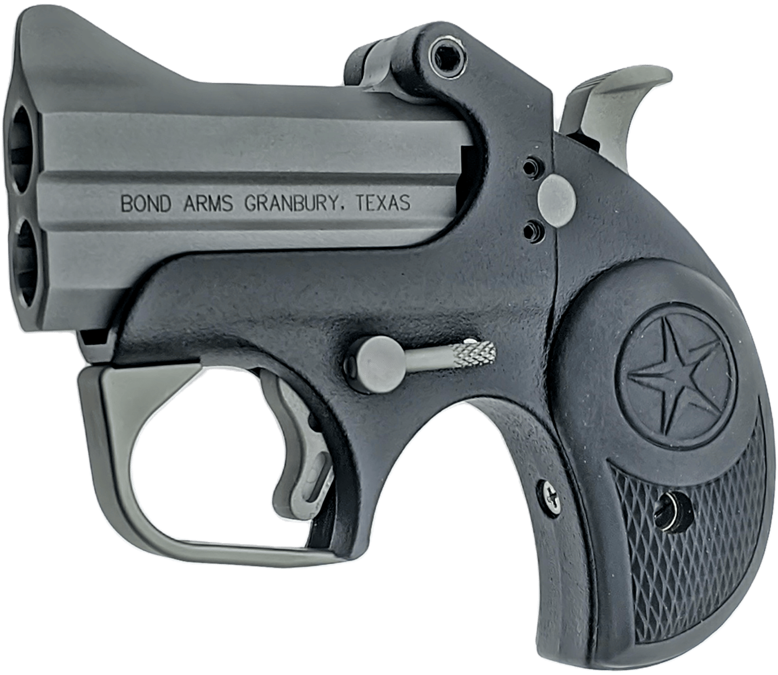 Bond Arms BABU Backup Original 9mm Luger 2rd Shot 2.50" Bead Blasted/Anti-Glare Textured Black Rubber Grips