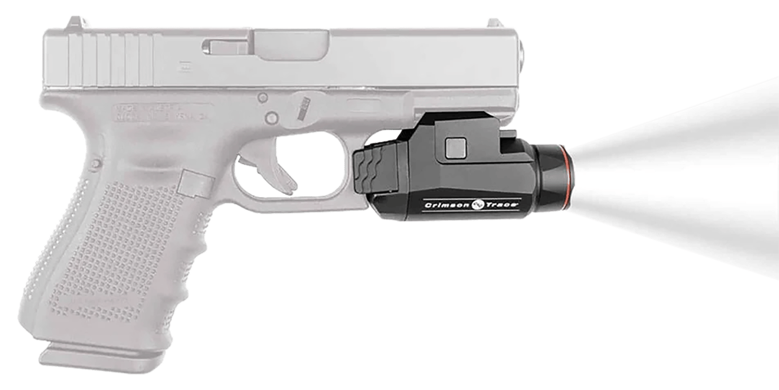 Crimson Trace 0182401 Rail Master  110/420 Lumens, White CREE XPL LED Bulb, Picatinny Rail Mount