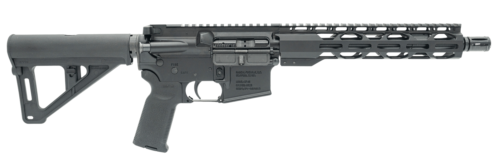 Radical Firearms FP105556M410RPRBTR BTR  5.56 NATO 10.50" M-LOK Handguard Black Polymer Black Polymer Grip