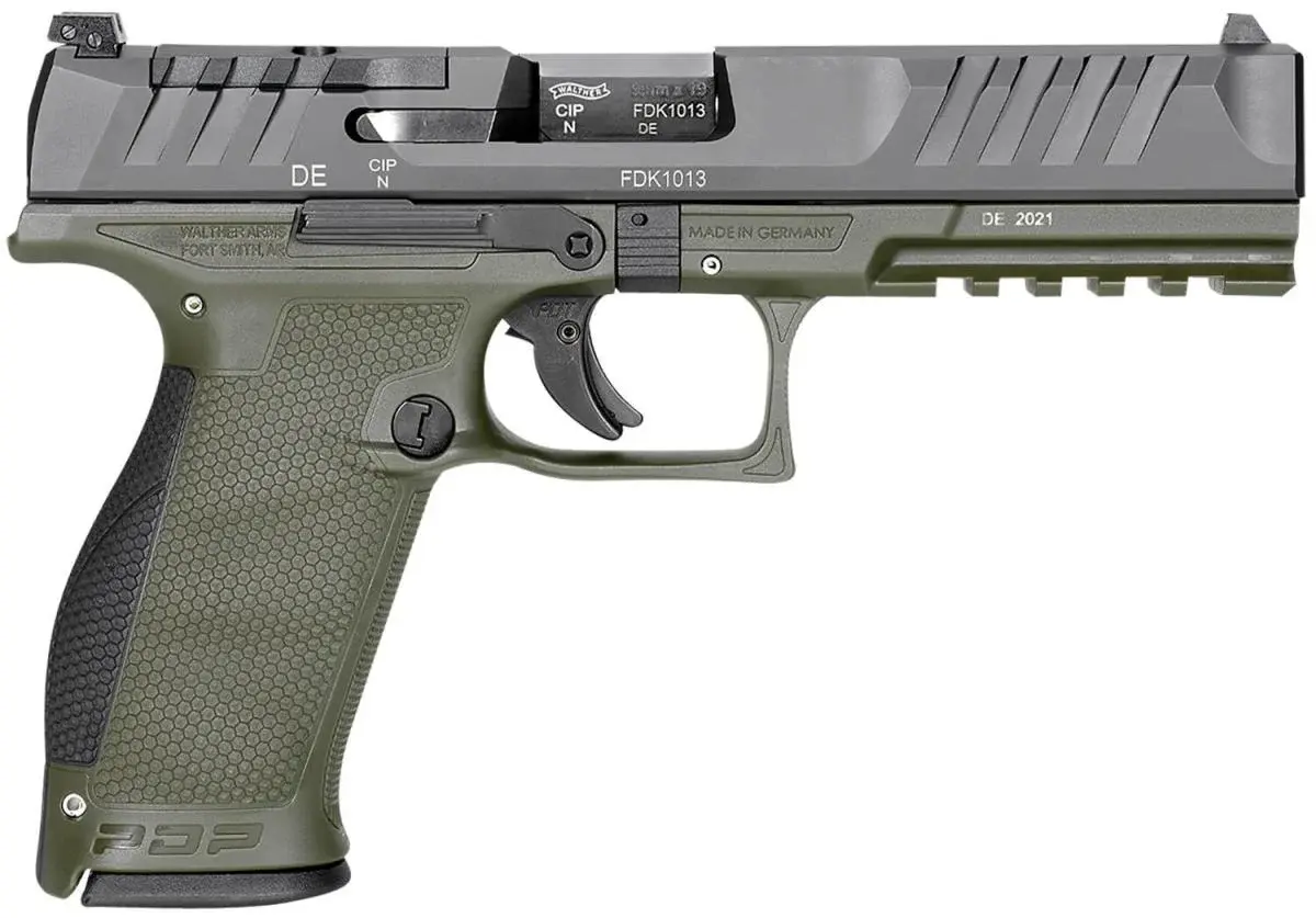 WALTHER PDP 9MM FS 4.5" PSTL GRN