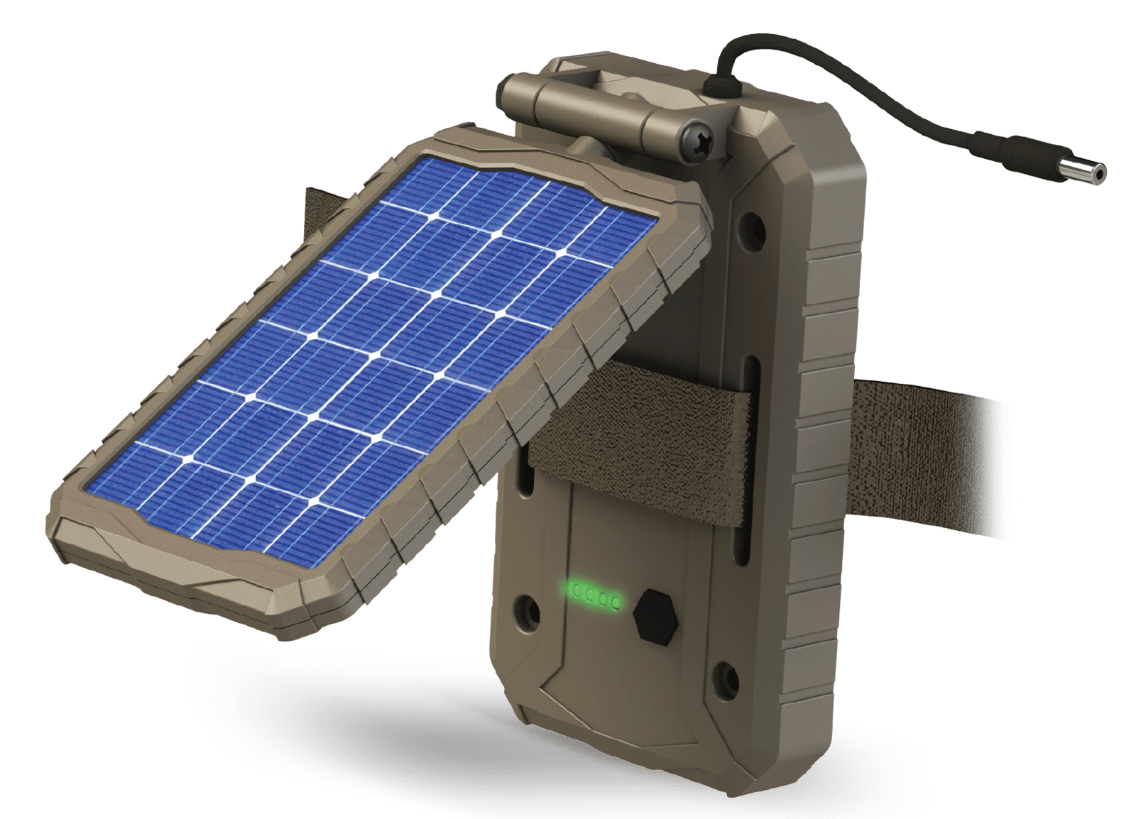 Stealth Cam STCSOLP Sol-Pak  Fits Wireless/Cellular Trail Camera 12 Volt Li-ion Battery Brown