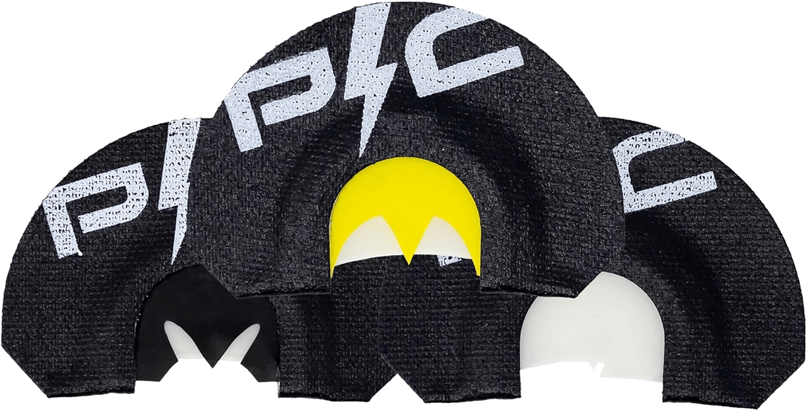 Power Calls 24226 Short Circuit Combo  Diaphragm Call Turkey Hen Sounds Attracts Turkeys Black 3 Pack