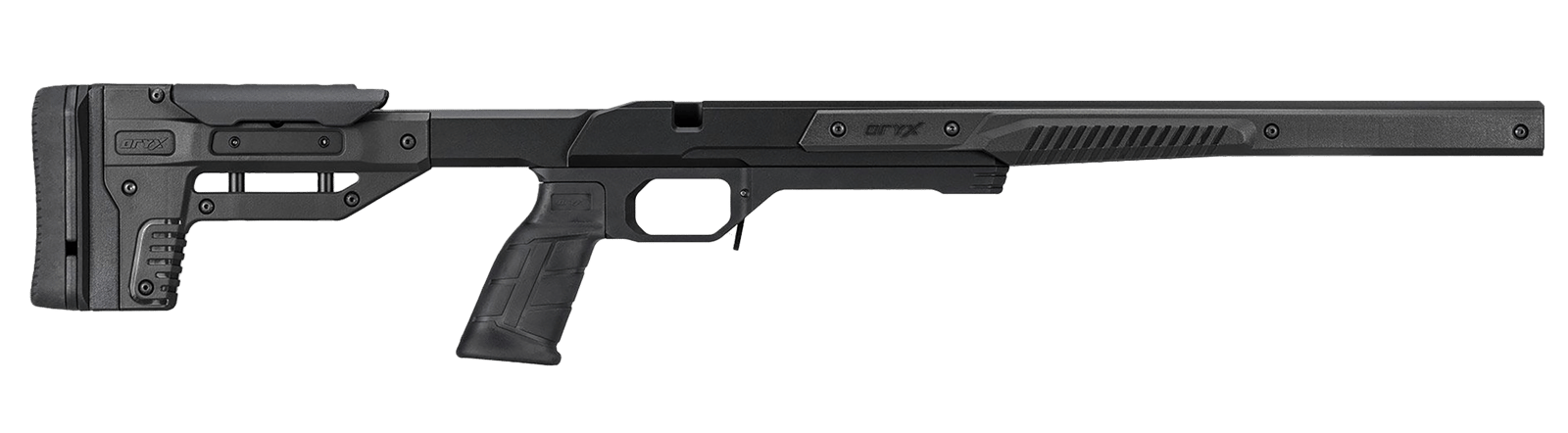 Mdt Sporting Goods Inc 104781BLK Oryx Rifle Chassis Black Aluminum Fits Ruger 10/22