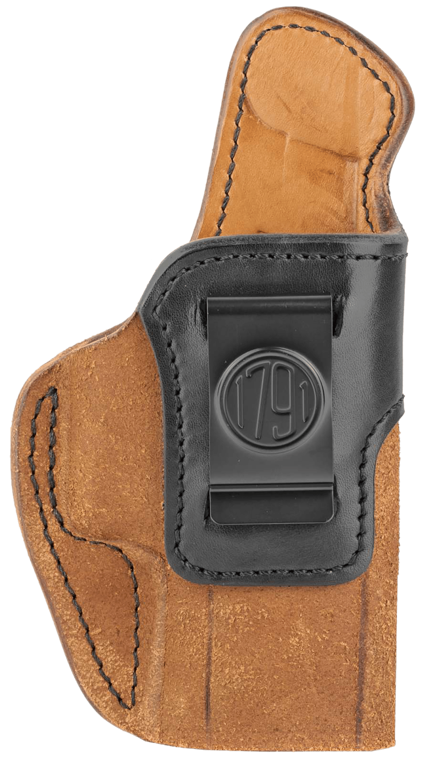 1791 Gunleather RCH5BLBR RCH  IWB Size 05 Black/Brown Leather Belt Clip Fits Springfield XD-M/HK VP9SK Right Hand