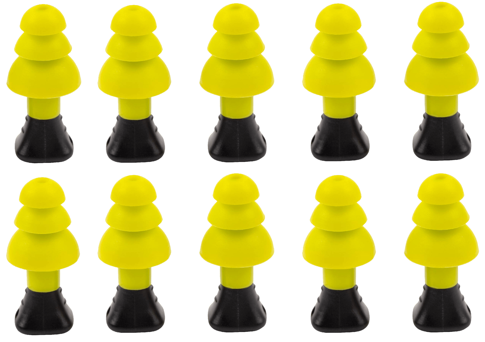 Allen 4122 Silicone Ear Plugs  26 dB Yellow 5 Pair