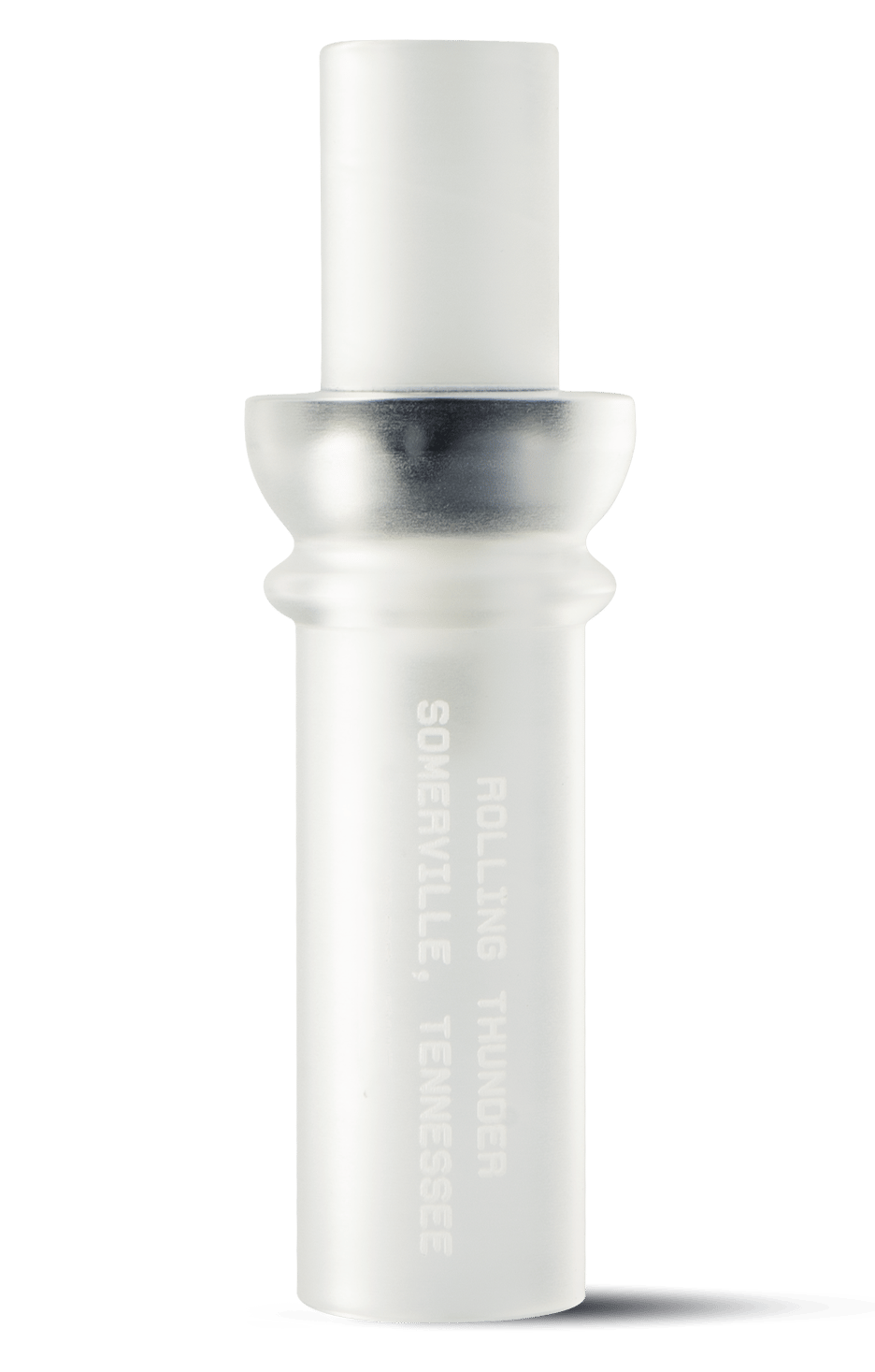 Rolling Thunder Game Call DC212CF Two Stroke Double Reed Cutdown Attracts Ducks Frost Acrylic