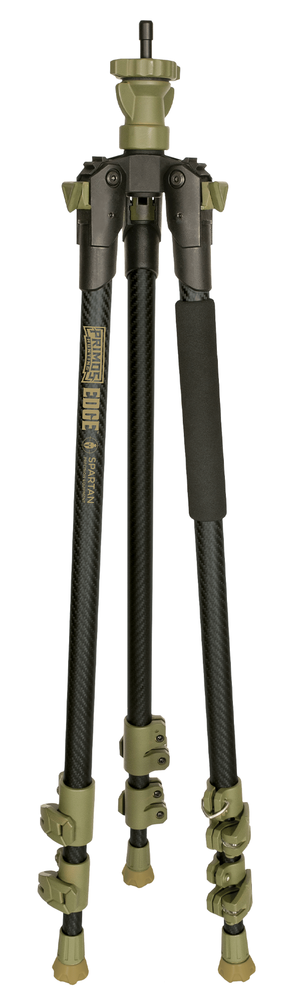 Primos 65832 Edge  Dark Earth Carbon Fiber Legs, Spartan Precision Technology Magnetic Attachment System 31"-59"