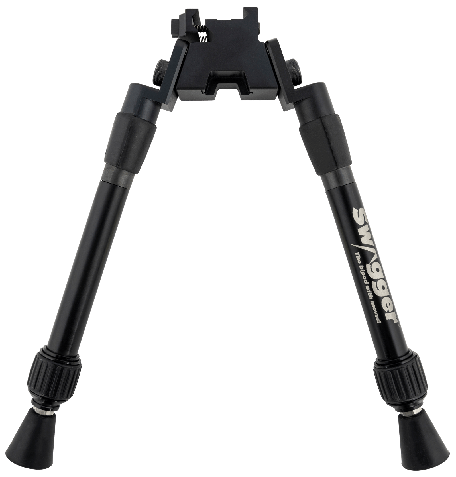 Swagger SWAGBPSEA12 Sea12 Extreme Angle Bipod with Black Finish, Picatinny Attachment & 9-12" Vertical Adjustment