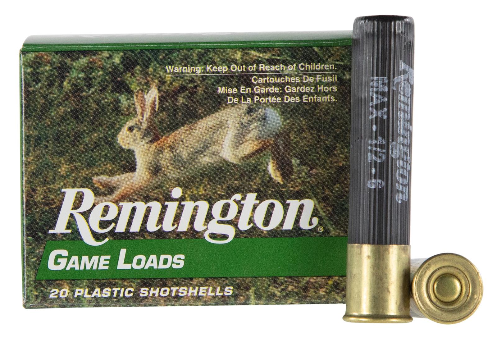 Remington Ammunition 20014 Game Load  410 Gauge 2.50" 1/2 oz 6 Shot 20 Per Box/ 10 Cs