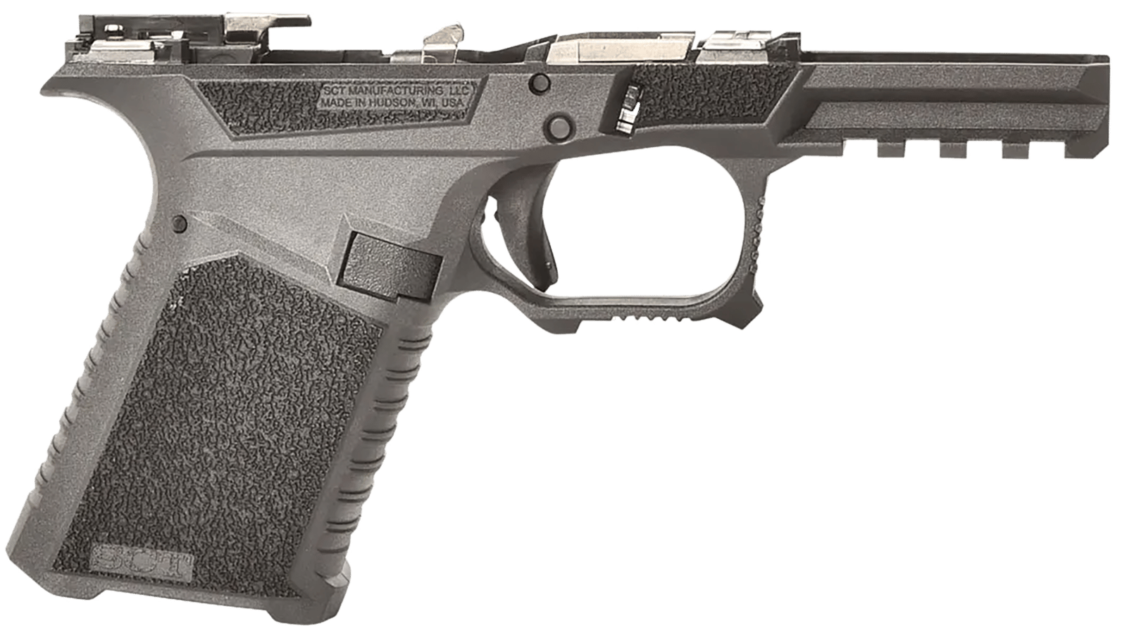Sct Manufacturing 226000000 Compact  Compatible w/ Gen3 19/23/32 Black Polymer Frame Aggressive Texture Grip