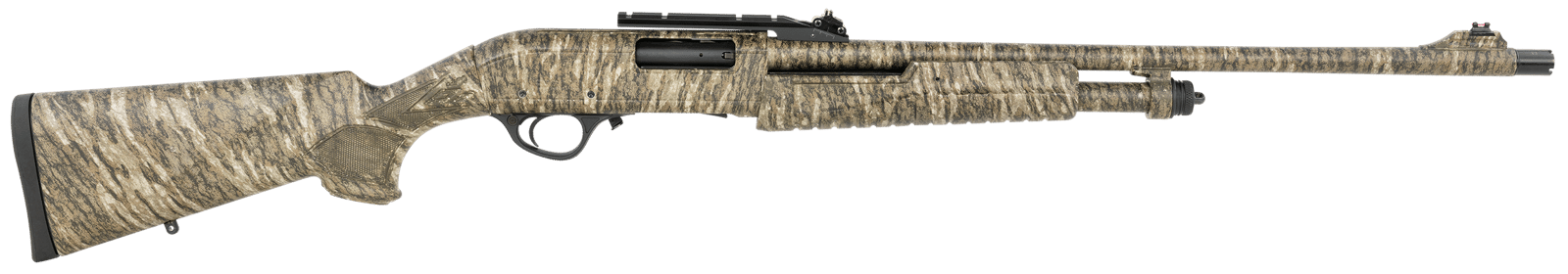 Escort HEFH2022TRBL Field Hunter Turkey Full Size 20 Gauge Pump 3" 4+1 22" Mossy Oak Bottomland Steel Barrel, Grooved Aluminum Receiver, Fixed Mossy Oak Bottomland Synthetic Stock, Right Hand