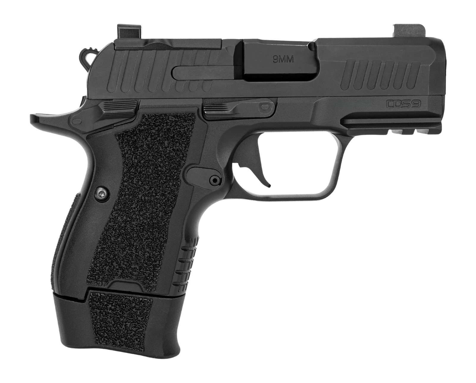 Kimber Mfg, Inc 3600006 CDS9 9mm Luger 15+1 Stainless Steel Optic Ready/Serrated Slide, Aluminum Frame w/Beavertail & Picatinny Rail, RMSc Footprint, Ambidextrous