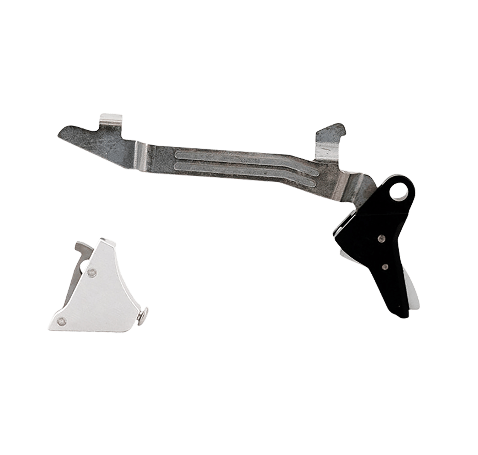 Timney Triggers ALPHAGLOCK5LARGESILVER Alpha Competition 10mm/45 ACP Silver Fits Glock 20/20MOS/21/21MOS/29/30 Gen 5 Large Frame