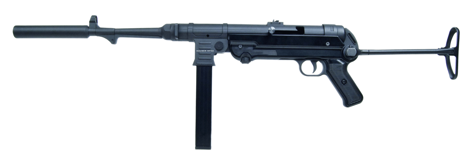 Mauser Rimfire 4400009 MP-40 Carbine Full Size 22 LR 23+1 16.30" Black Steel Barrel, Black Steel Receiver, Black Underfolding Stock