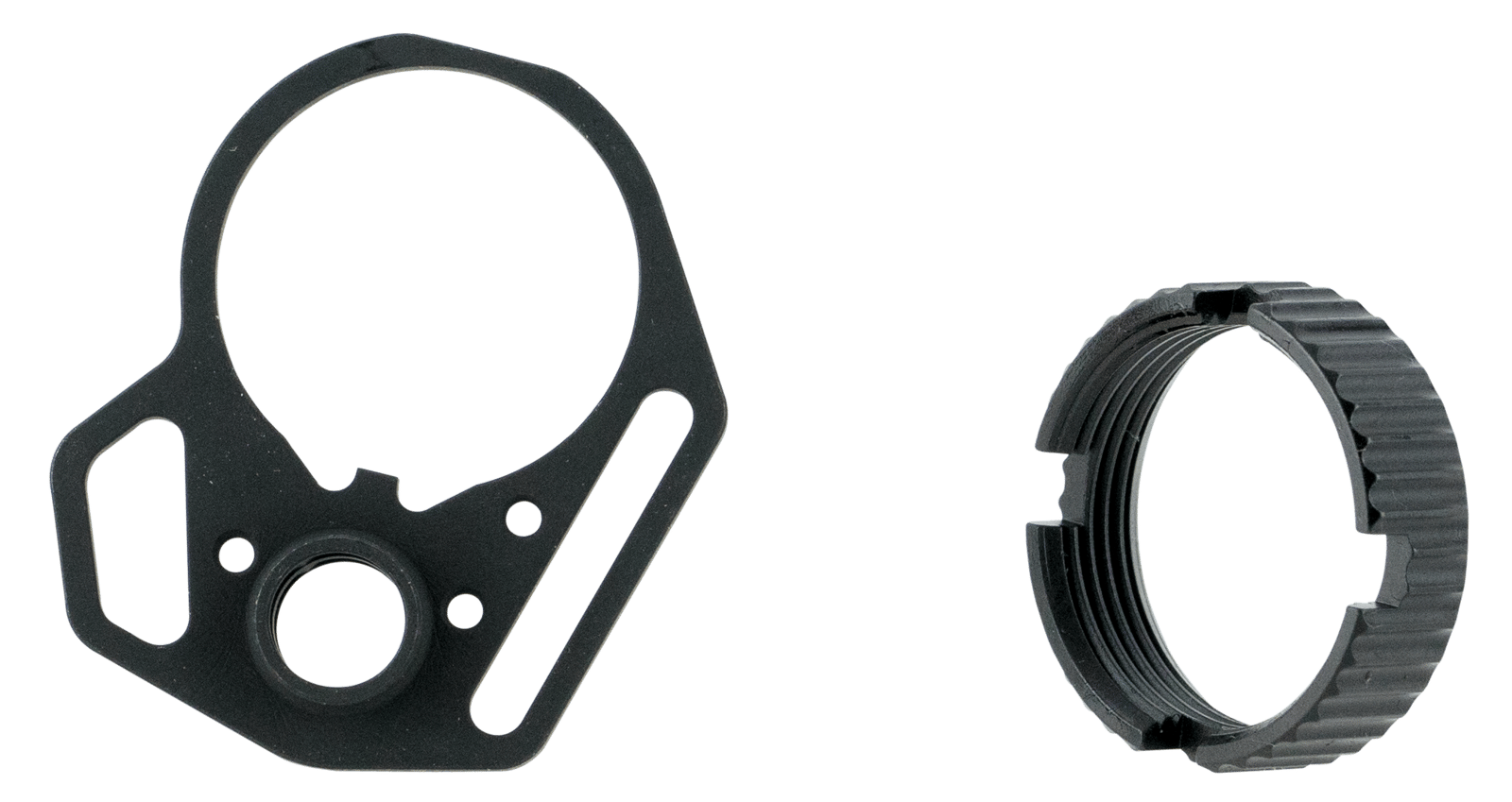 Strike Industries ARMFEP&ACN Multi-Function End Plate and Castle Nut Steel Black