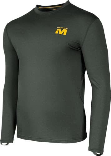 MUDDY DV8 STONEWOOL 200 LONG SLEEVE CREW PEAT MOSS 2X-LARGE