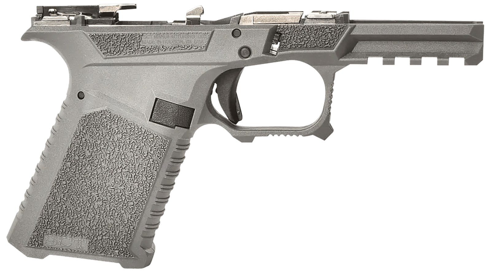 Sct Manufacturing 0226000000IC Compact  Compatible w/ Gen3 19/23/32 Gray Polymer Frame Aggressive Texture Grip
