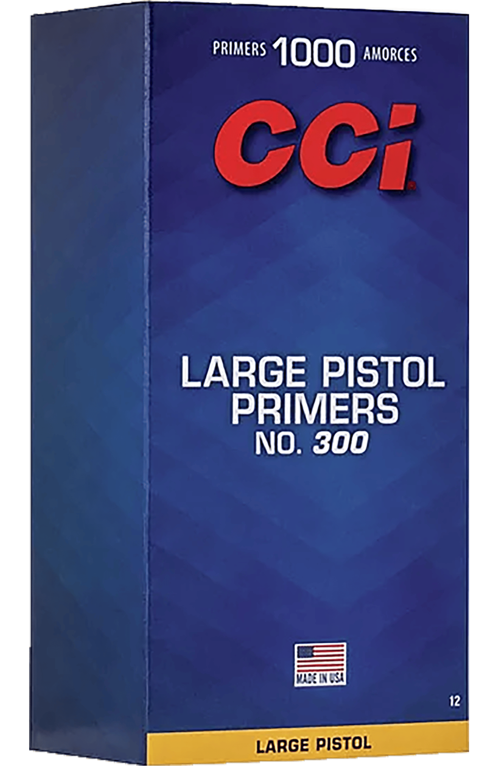 CCI 0012 Standard Pistol No. 300 Large Pistol Multi Caliber Handgun 1000/Box