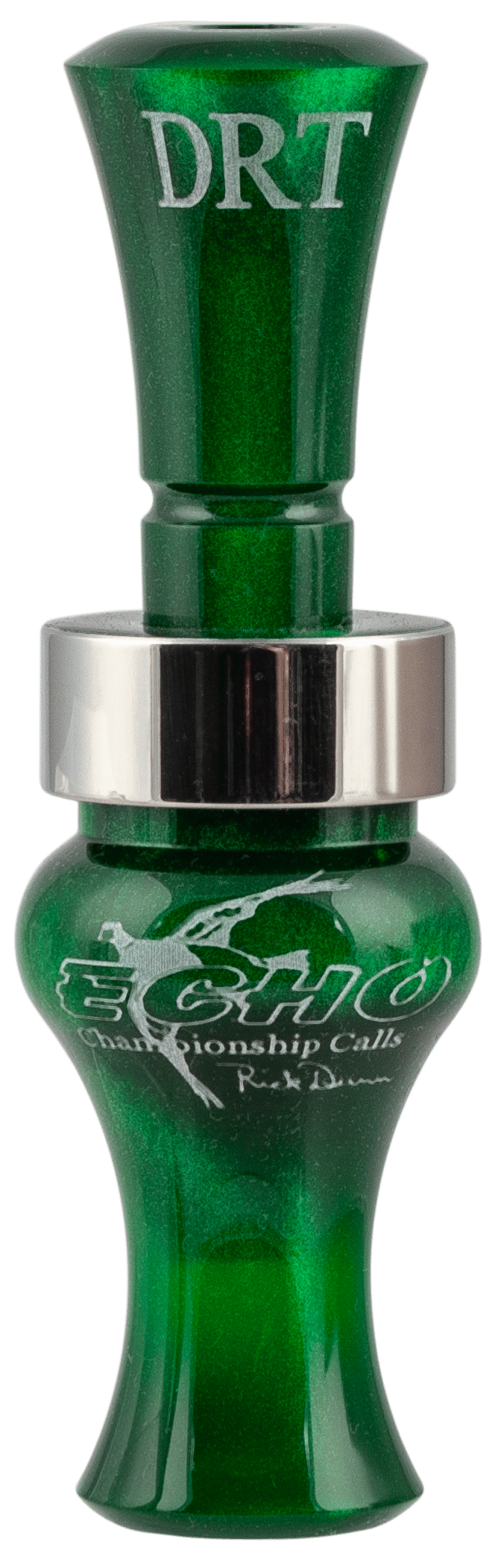 Echo Calls 79021 Timber  Double Reed Mallard Hen Sounds Attracts Ducks Green Pearl Acrylic